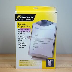 Fellowes 22100 Premium Copyholder Ergonomically Designed New In Box